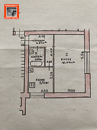 1 к. кв-ра, г. Петриков, ул. Академика Королева, д. 7 ID: 100129