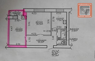 Комната в 2 к. кв-ре, ул. Амурская, д. 32, Громыко ID: 99758